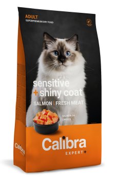 Calibra Cat EXPERT+ Adult Sensitive & Shiny Coat 6kg