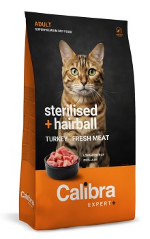 Calibra Cat EXPERT+ Adult Sterilised & Hairball 6kg