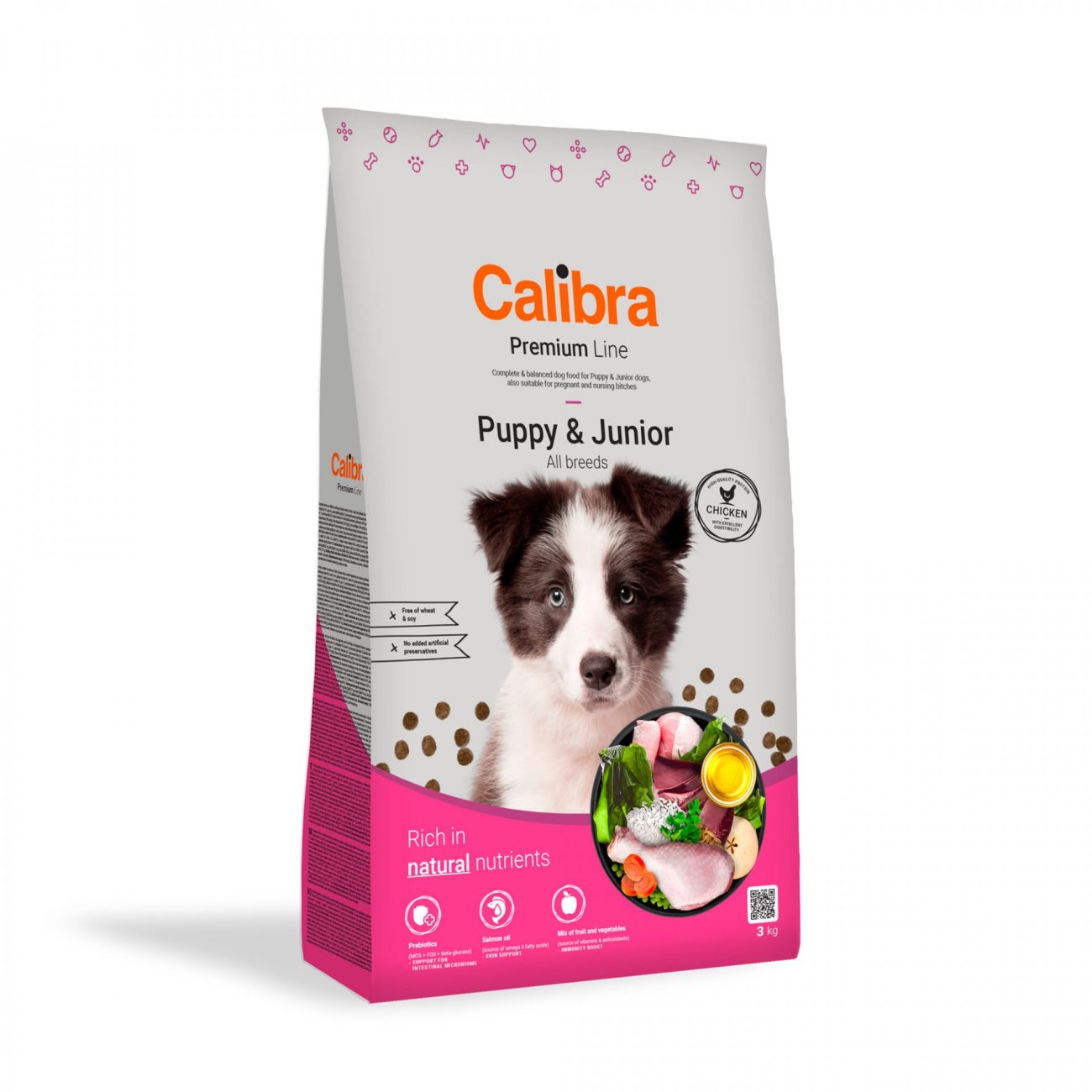 Calibra Dog Premium Line Puppy&Junior 3 kg NEW